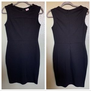 Black shift dress